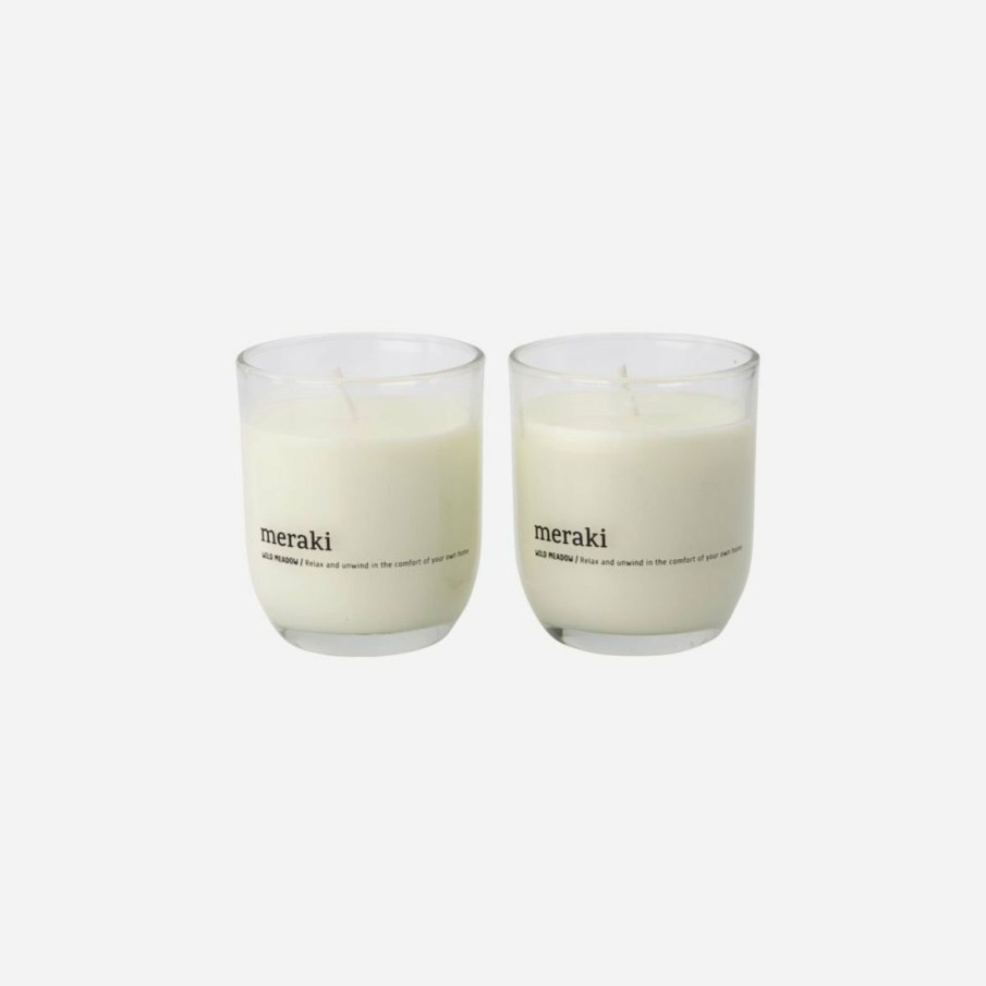 * Candles & Diffusers | Large Choice Wild Meadow Scented Candle Set Of 2