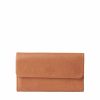 * Accessories | Original Pau'S Cognac Stromboli Leather Pouch Wallet