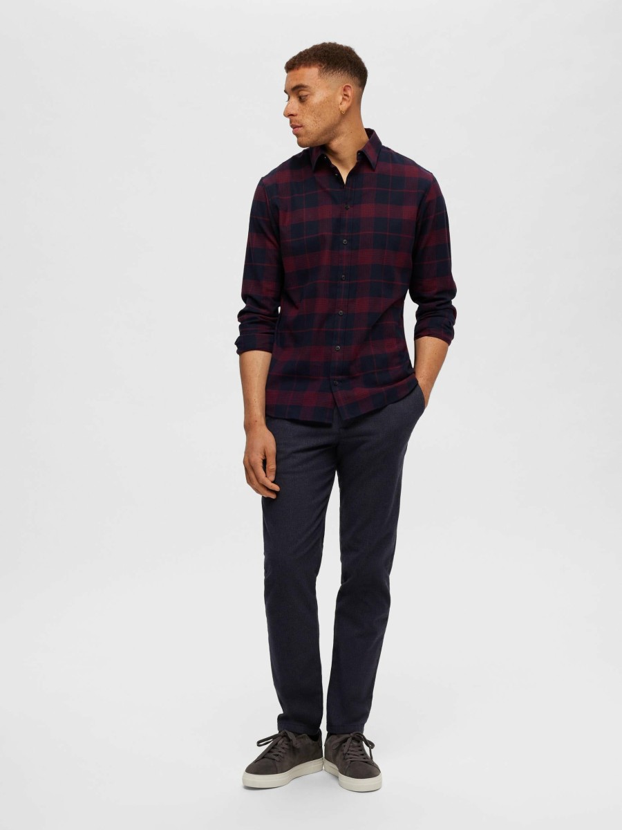 * Gents | Quick Delivery Slhslimowen Port Royale Flannel Shirt