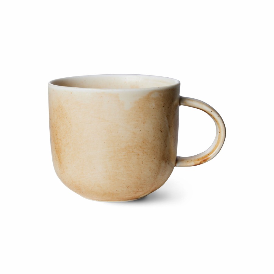 * Mugs | Quick Delivery Rustic Cream Brown Chef Ceramics Mug