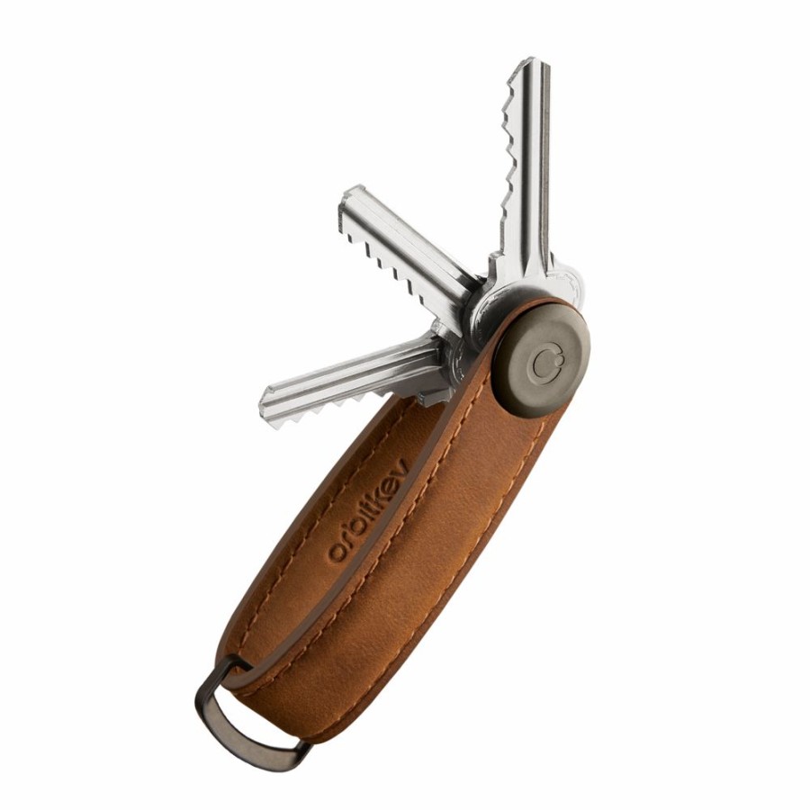 * Gents | Crazy Deals Chestnut Brown Crazy Horse Leather Key Organiser