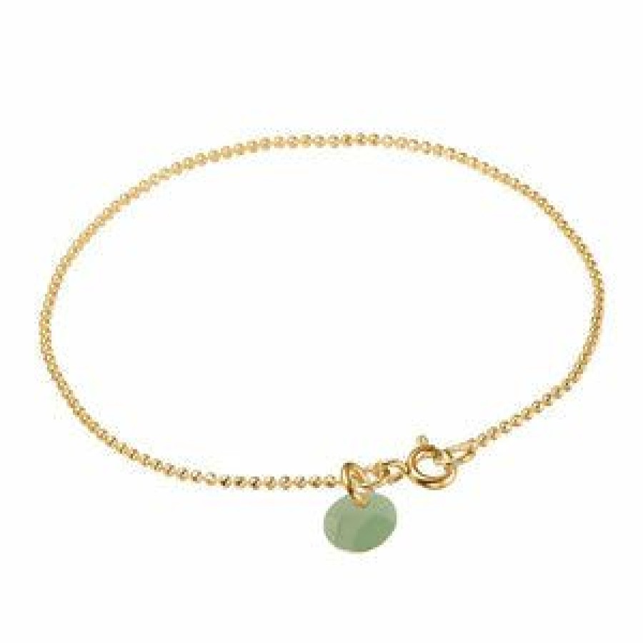 * Jewellery | Best-Selling Dusty Green Ball Chain Bracelet