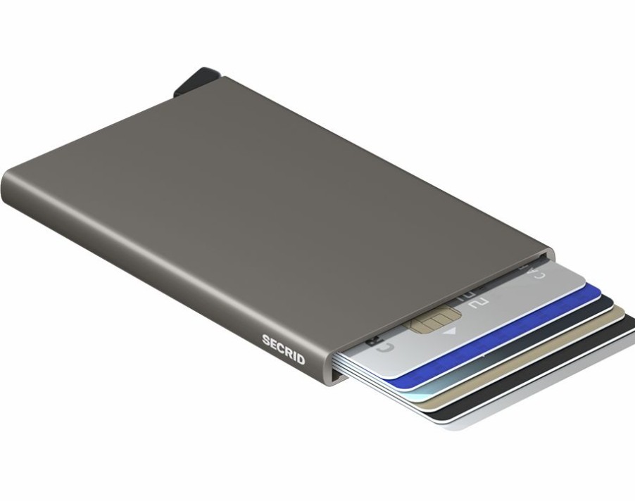 * Gents | New Arrivals Earth Grey Aluminimum Cardprotector Wallet