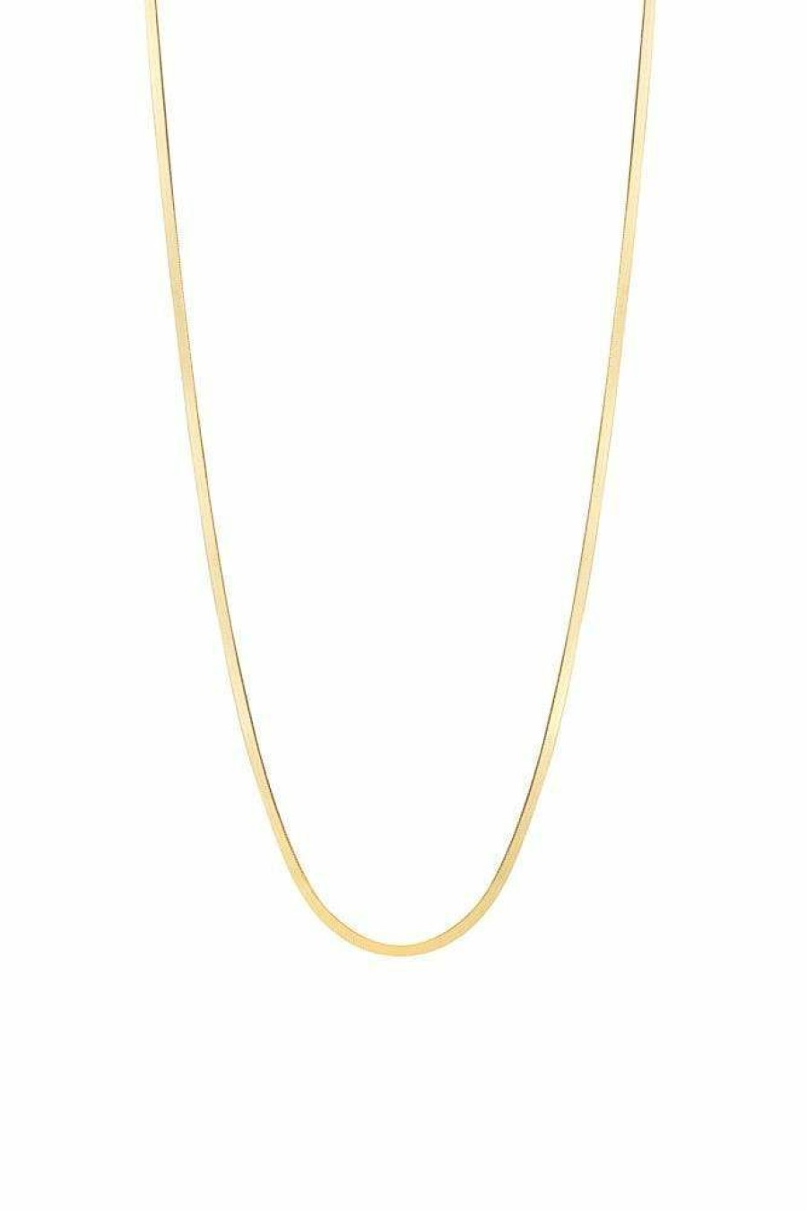 * Jewellery | Bargain Sale Gold Plated Flat Link Necklace