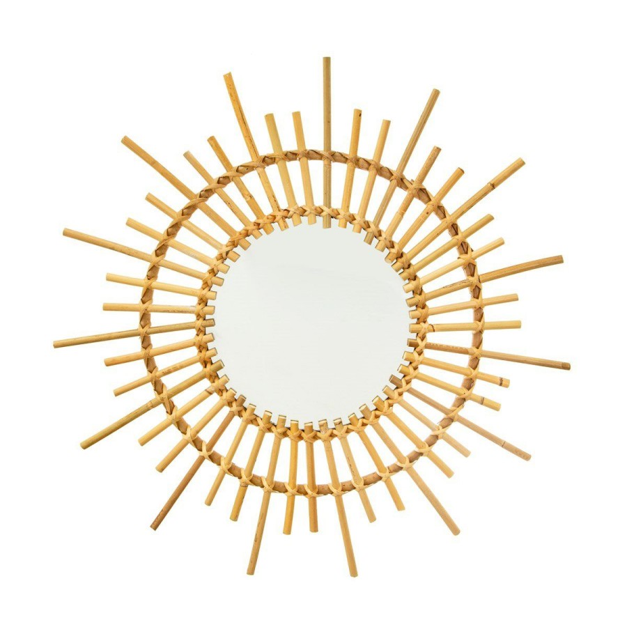 * Mirror | Large Choice Rattan Starburst Mirror