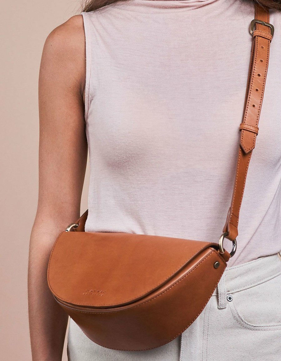 * Accessories | Bargain Sale Laura Cognac Classic Leather Bag