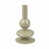 * Candle Holder | Premium Grayed Jade Sparkle Bubbles Candle Holder