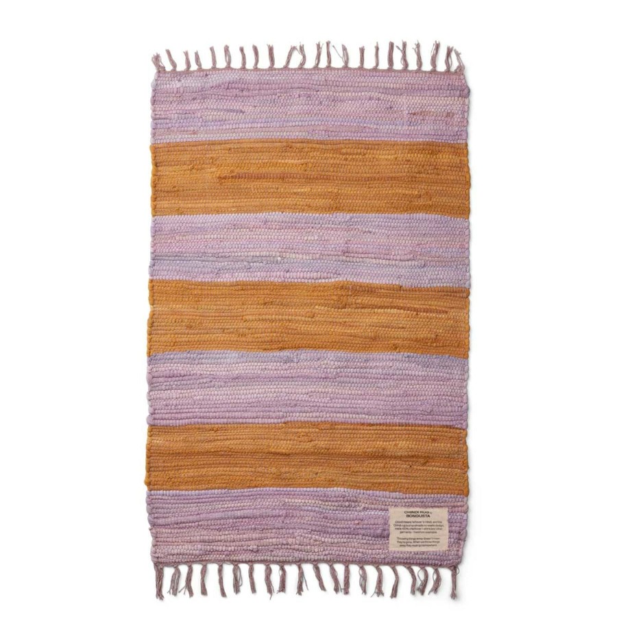 * Rugs & Doormats | Large Choice Medium Lilac Golden Chindi Rug