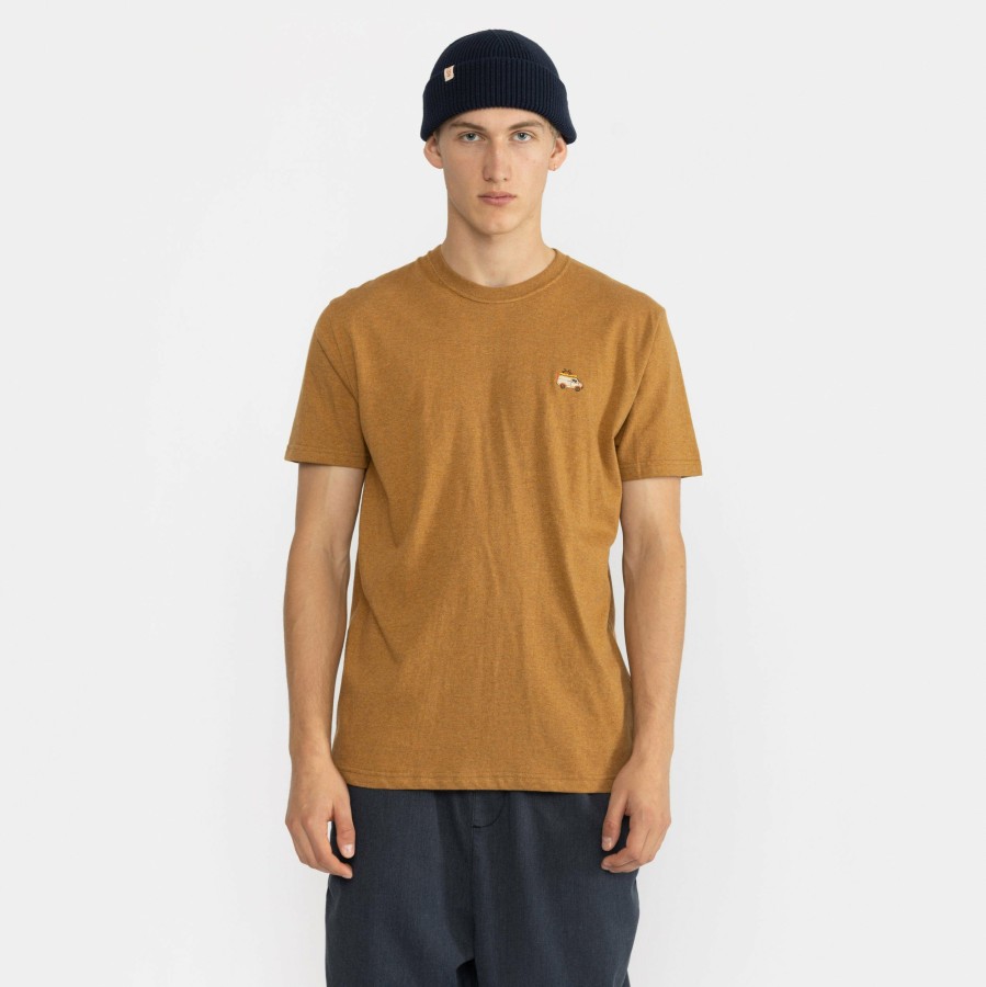 * Gents | Promotions Lightbrown-Mel Regular T-Shirt