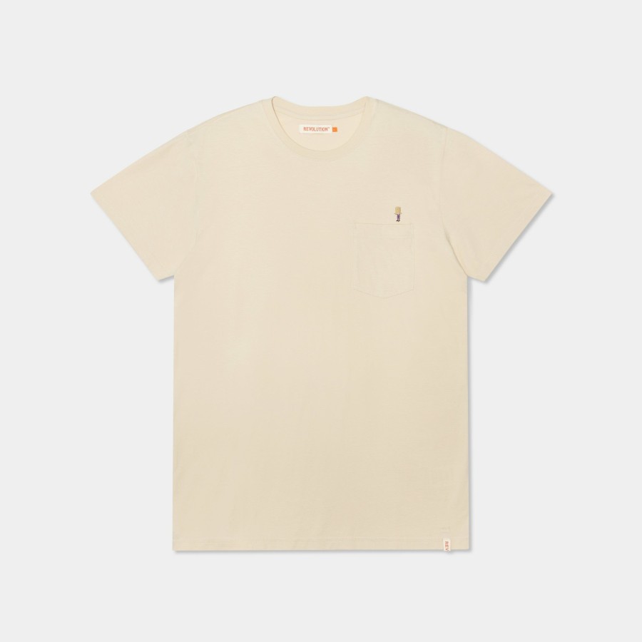 * Gents | Latest Fashion Offwhite Regular T-Shirt