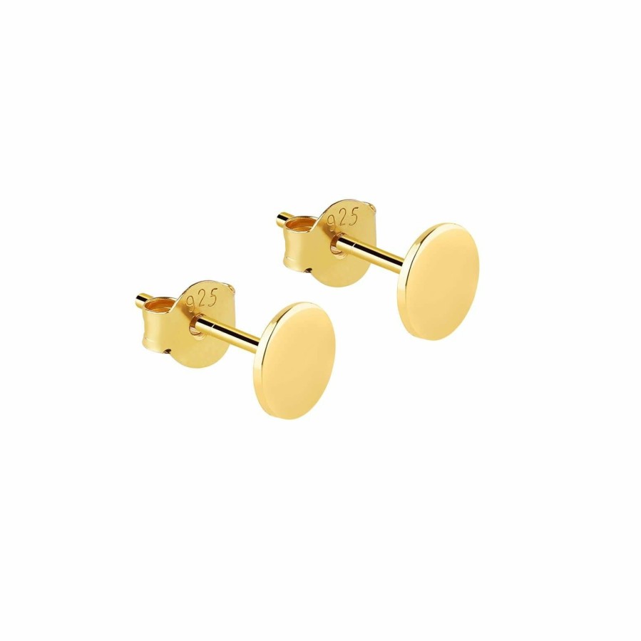 * Jewellery | Low Price Gold Plated Coin Stud Earrings