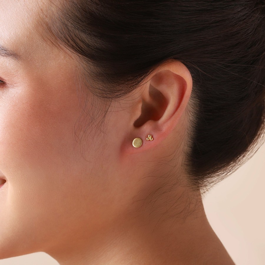 * Jewellery | Low Price Gold Plated Coin Stud Earrings