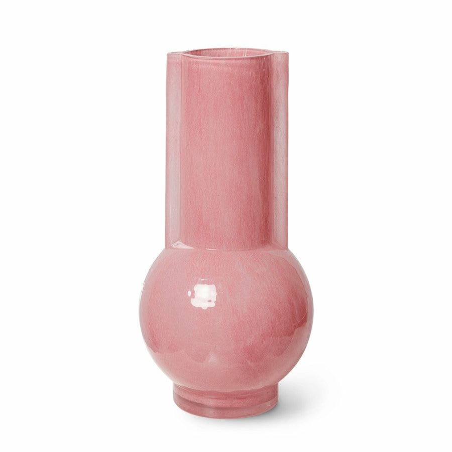 * Vases | Online Pink Flamingo Glass Vase