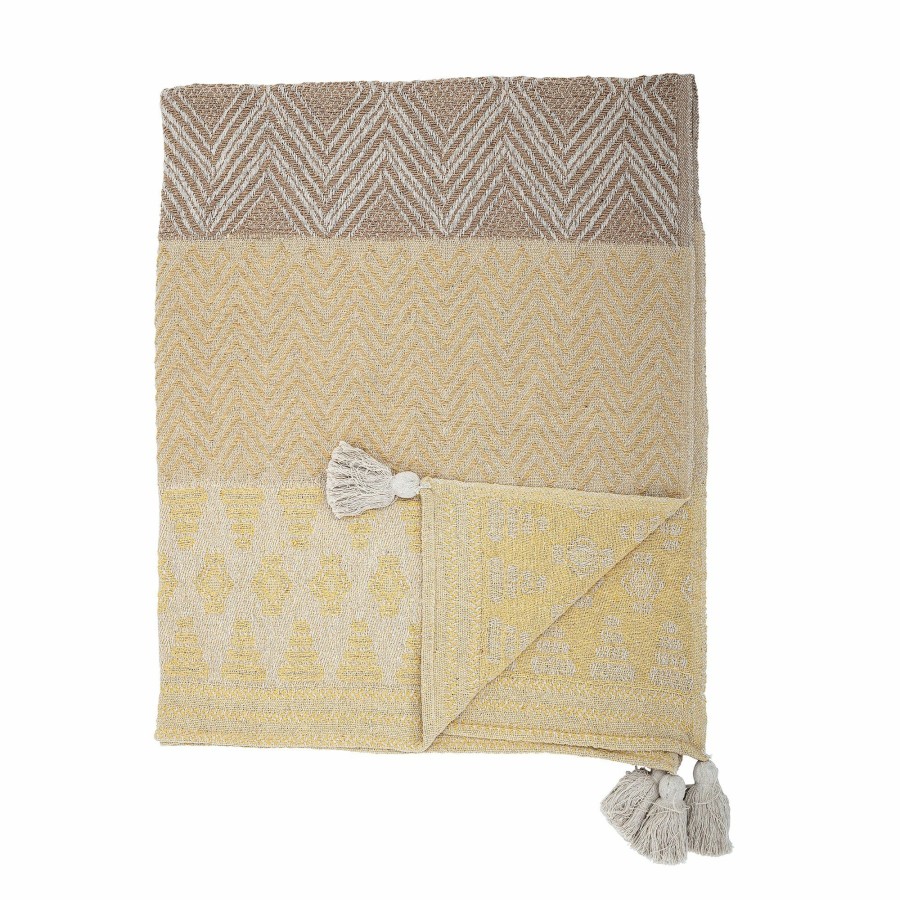 * Cushions & Throws | Bargain Sale Nome Gold Recycled Cotton Throw