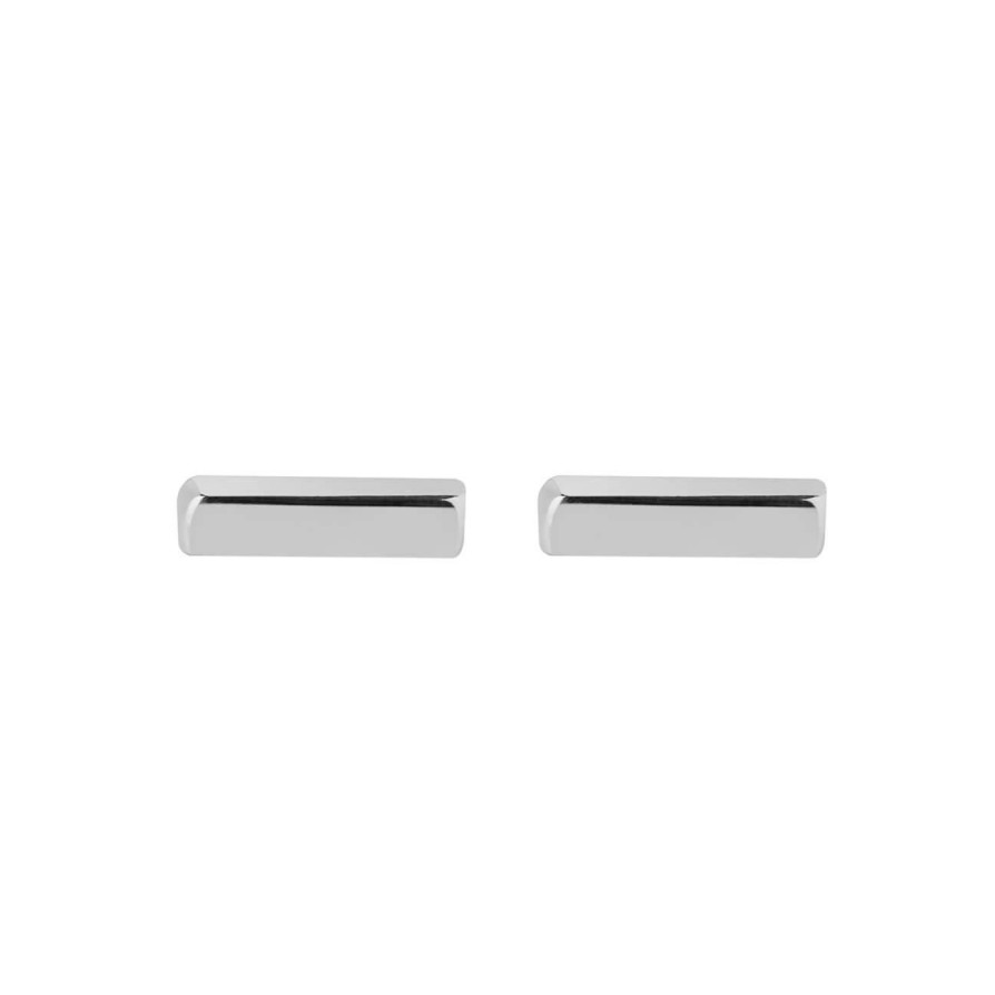 * Jewellery | Discount Store Silver Bar Stud Earrings