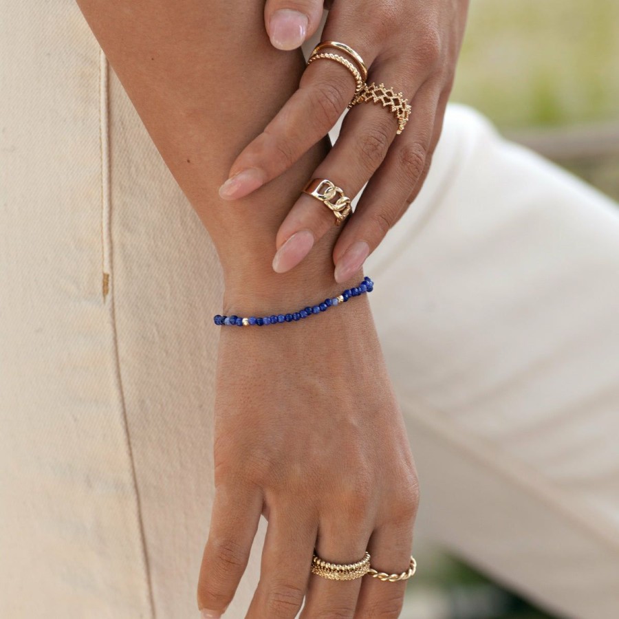 * Jewellery | Top Selling Blue Lapis Bead Bracelet