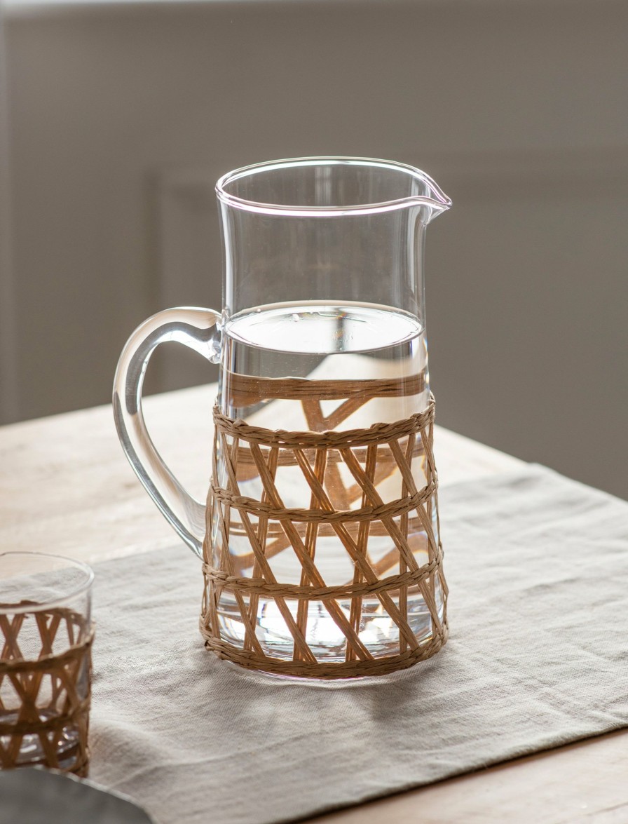 * Glasses | Original Portmore With Rattan Glass Jug