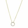 * Jewellery | Less Expensive Gold Plated With Circle Necklace