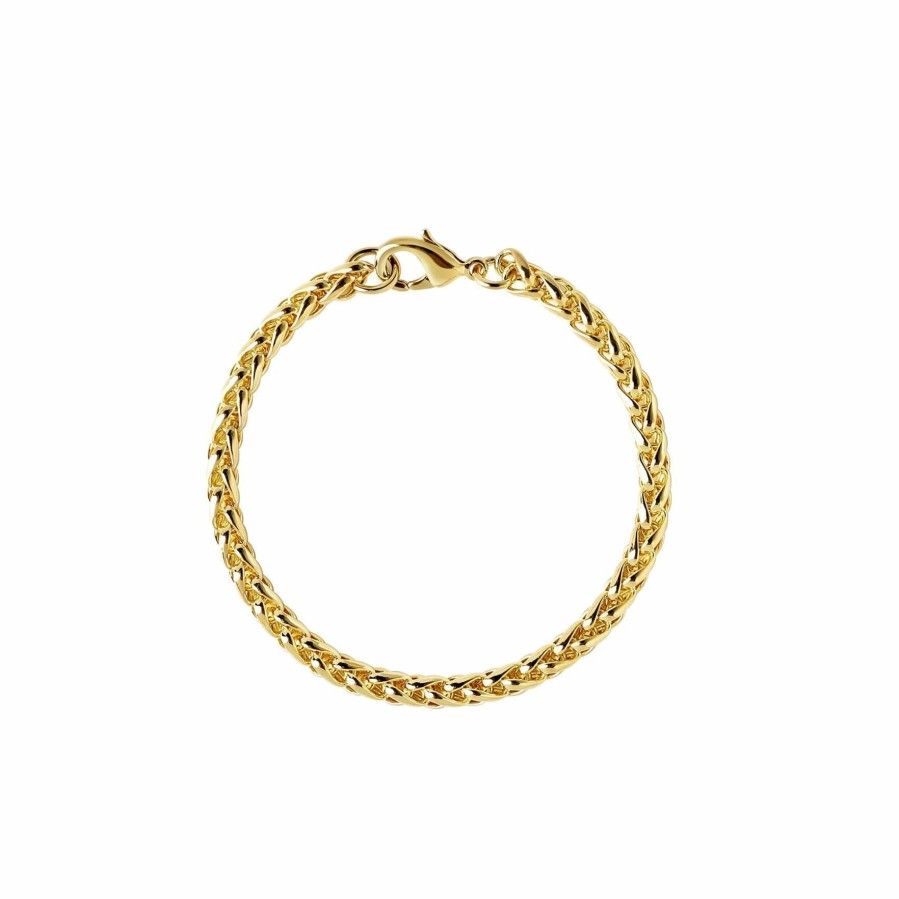 * Jewellery | Featured Gold Plated Chunky Chain Bracelet