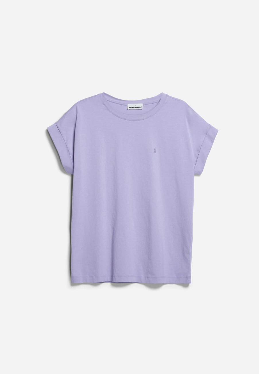 * T-Shirts & Blouses | Promotions Idaara Light Purple Stone T-Shirt