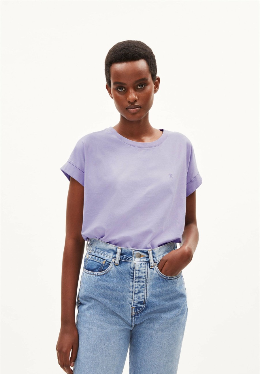 * T-Shirts & Blouses | Promotions Idaara Light Purple Stone T-Shirt