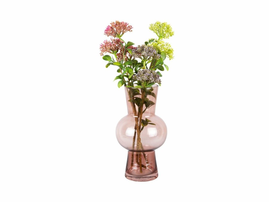 * Vases | Promotion Small Faded Pink Gleam Glass Vase