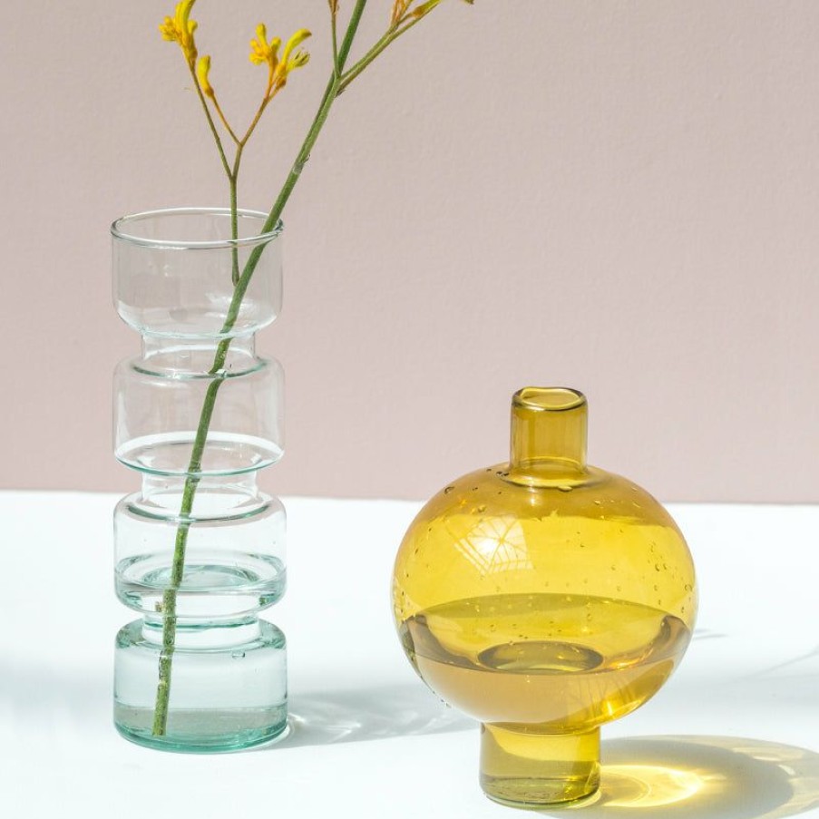 * Vases | Less Expensive Amber Green Vase