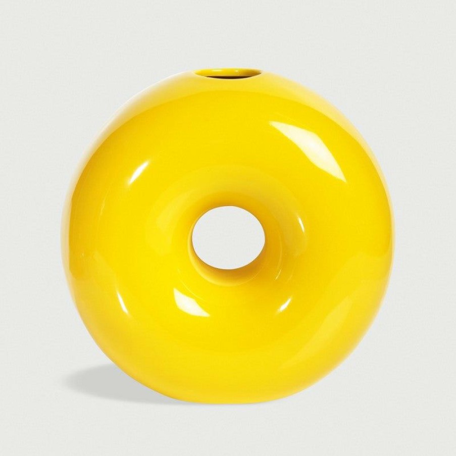 * Vases | Less Expensive Yellow Torus Vase