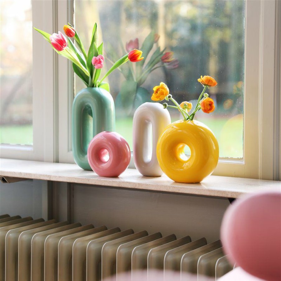 * Vases | Less Expensive Yellow Torus Vase