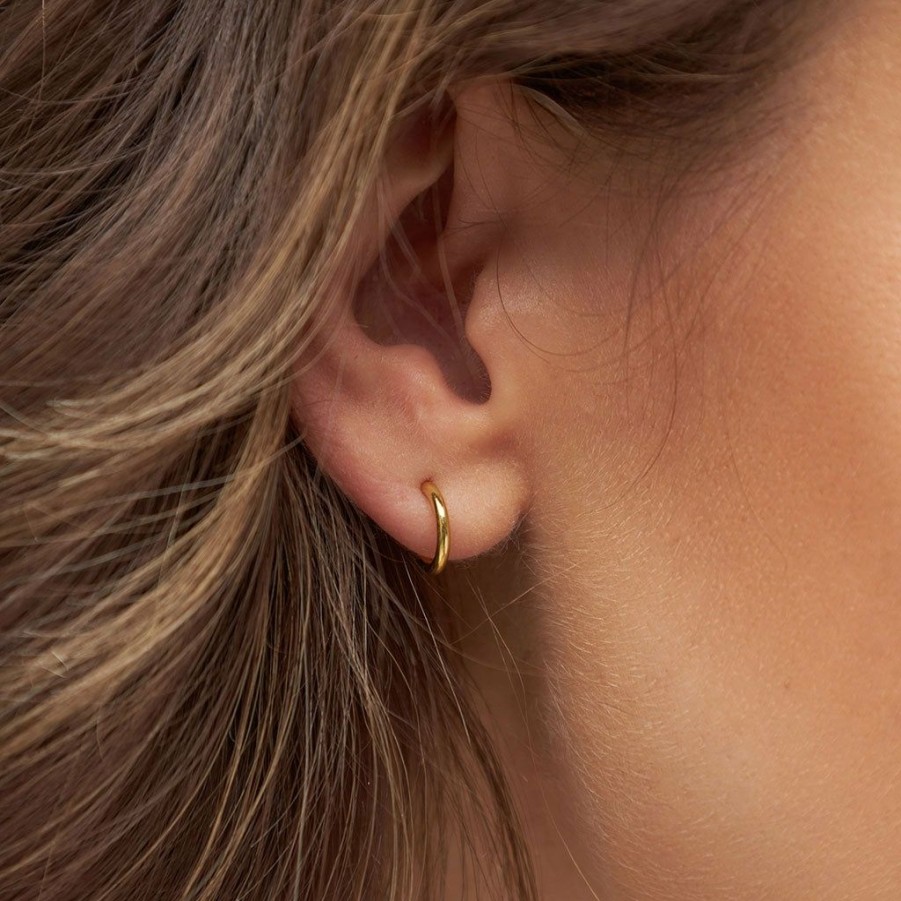 * Jewellery | Shop Gold Plated Color Hoop Earring