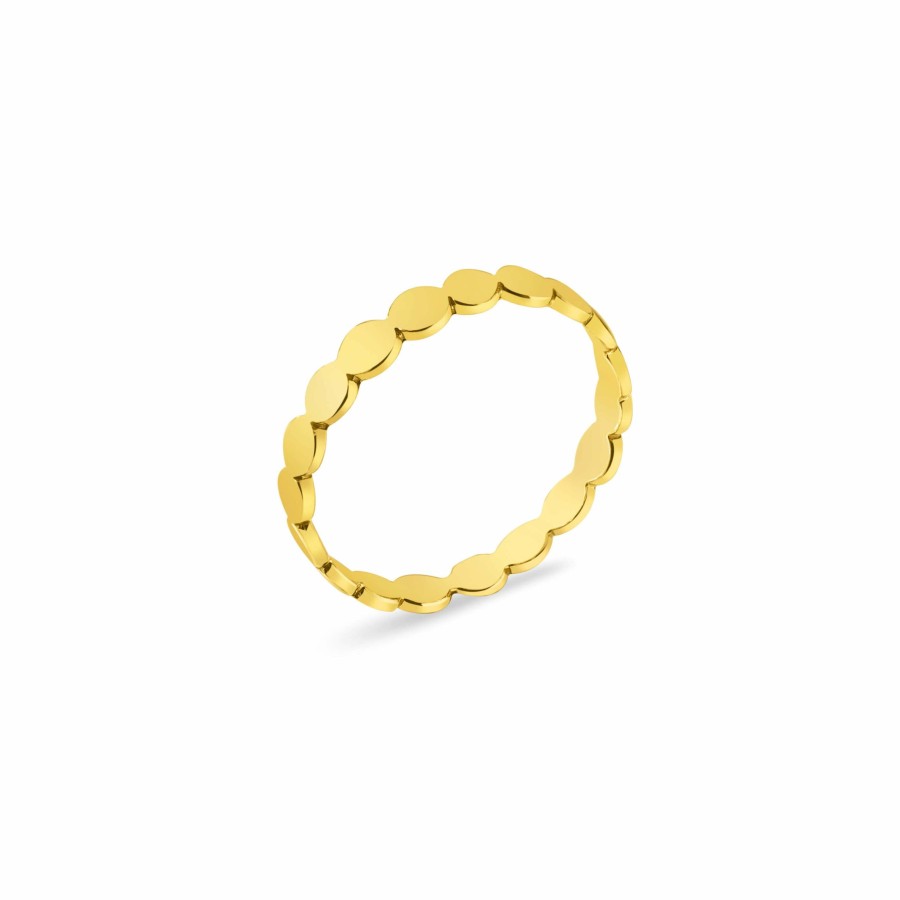 * Jewellery | Online Store Gold Plated Multiple Rounds Ring