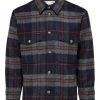 * Gents | Less Expensive Slharchive Navy Blazer Over Shirt