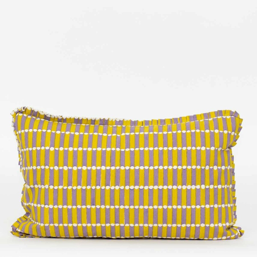 * Cushions & Throws | Low Price Lilac Yellow Tivoli Cushion