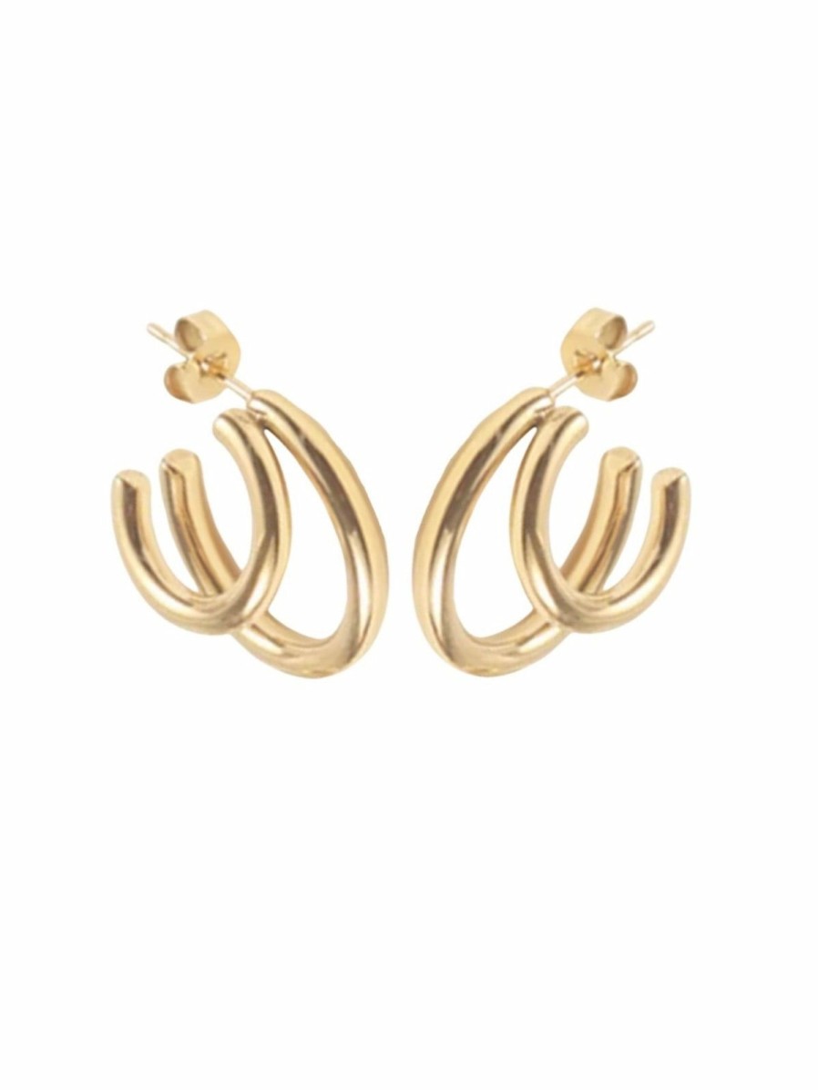 * Jewellery | Quick Delivery Short Double Hoops Earrings