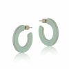 * Jewellery | Original Sage Resin Hoop Earrings