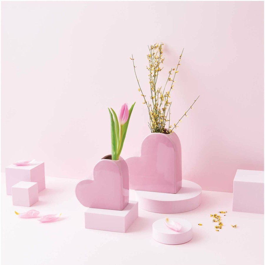 * Vases | Promotion Small Pink Ceramic Heart Vase