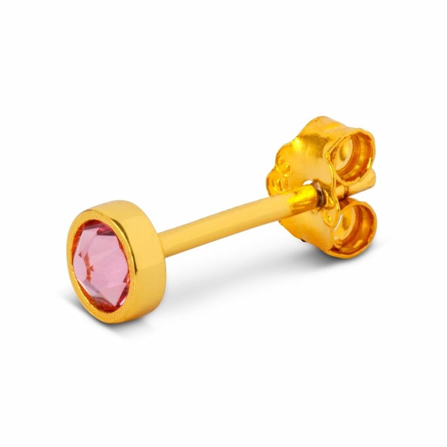 * Jewellery | Official Light Rose Bling Crystal Earring