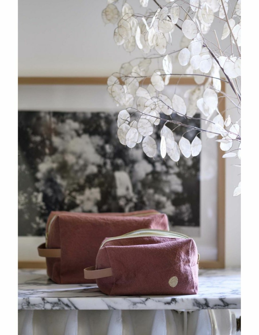 * Bath & Beauty | Less Expensive Iona Large Rhubarb Cube Toiletry Bag