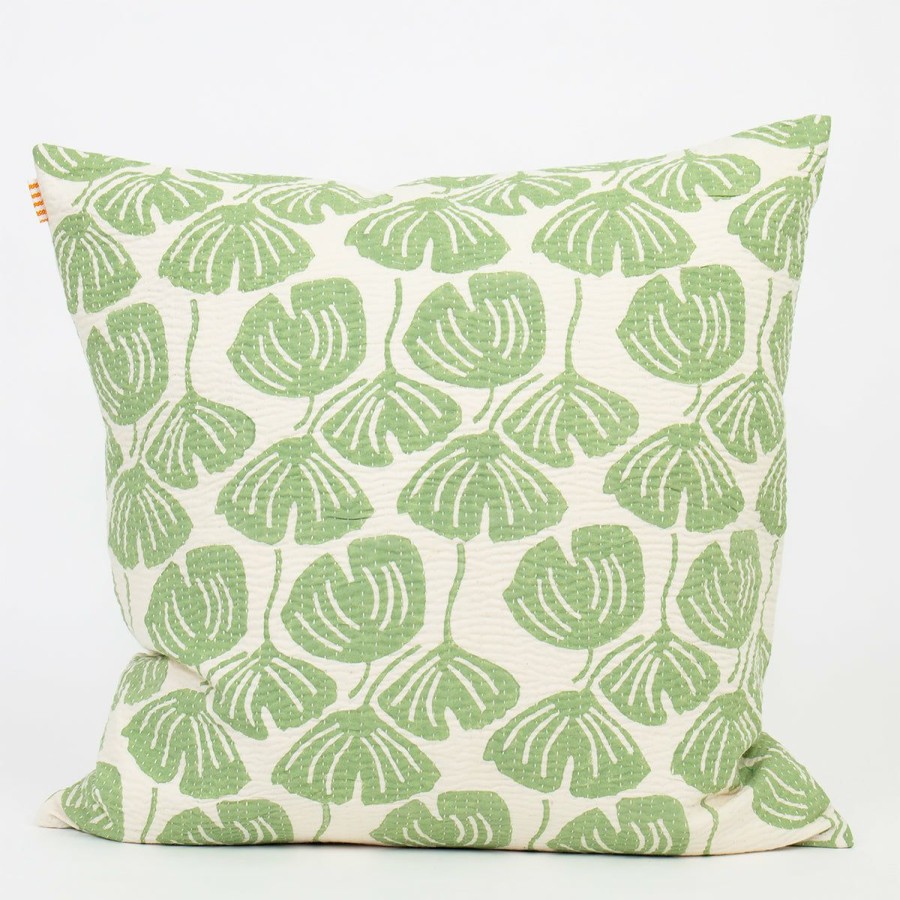 * Cushions & Throws | Best-Selling Green Ginkgo Cushion