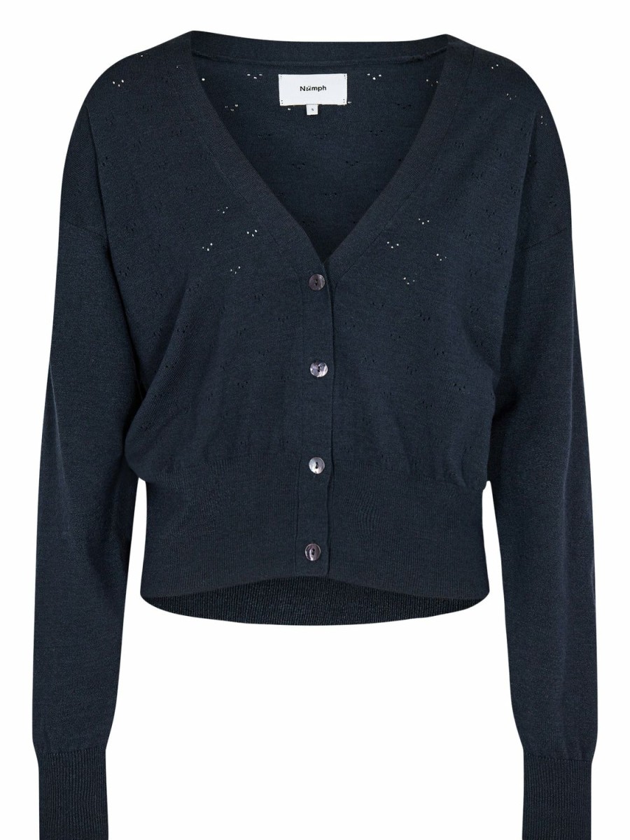 * Jumpers & Cardigans | Discount Online Nuedna Dark Sapphire Cardigan