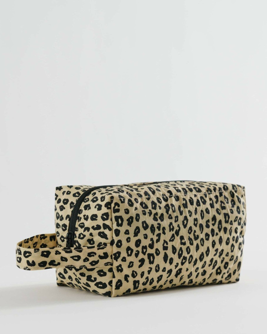 * Bath & Beauty | Large Choice Dopp Kit Honey Leopard Bag