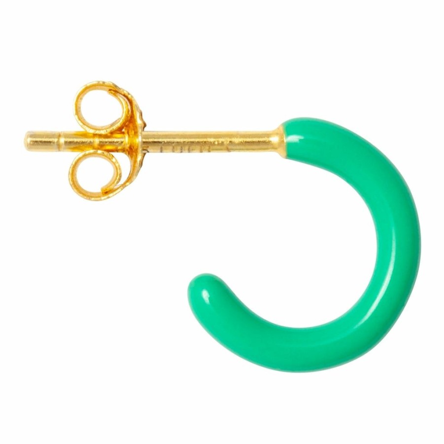 * Jewellery | Quick Delivery Light Green Color Hoop Earring