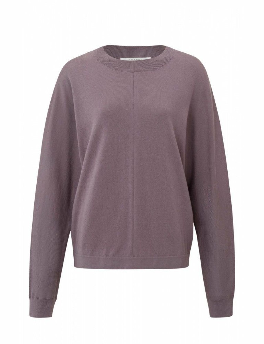 * Jumpers & Cardigans | Premium Moonscape Purple Batwing Jumper