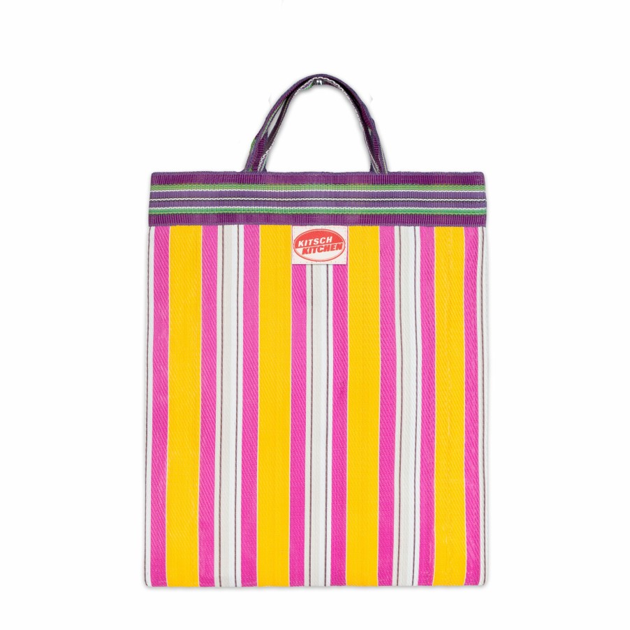 * Accessories | Low Price Pink Stripes Tote Bag