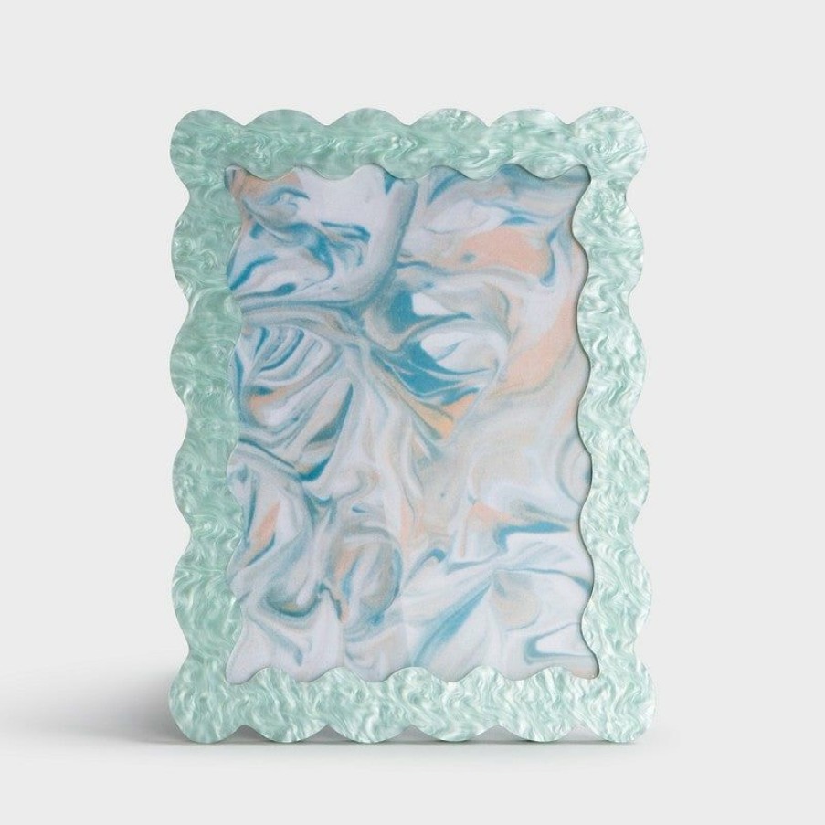 * Photo Frame | Latest Fashion Mint Wavy Photo Frame