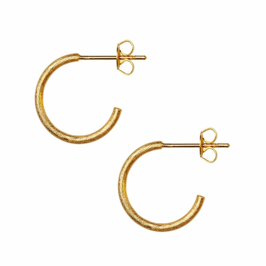 * Jewellery | Latest Fashion Small Gold Plated Non Hoops Earring Set Of 2