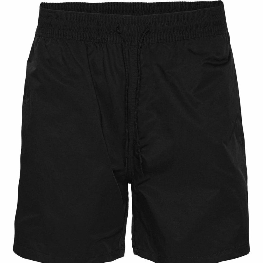 * Gents | Featured Deep Black Classic Swim Shorts