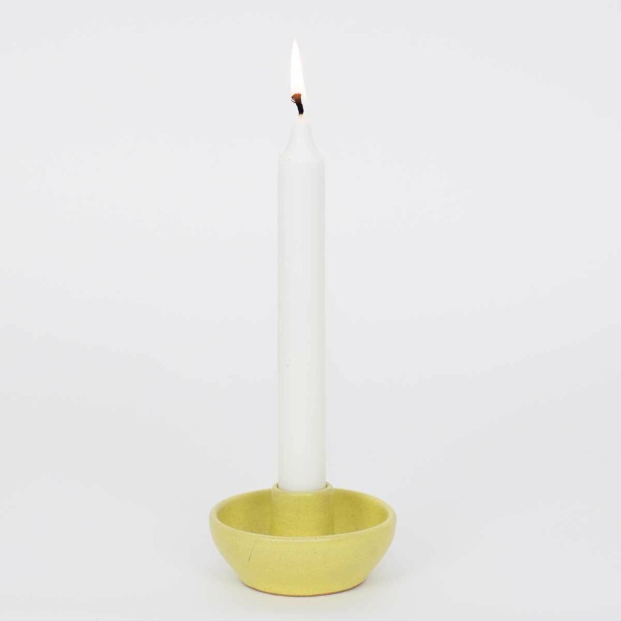 * Candle Holder | Outlet Sale Yellow Selma Candle Holder