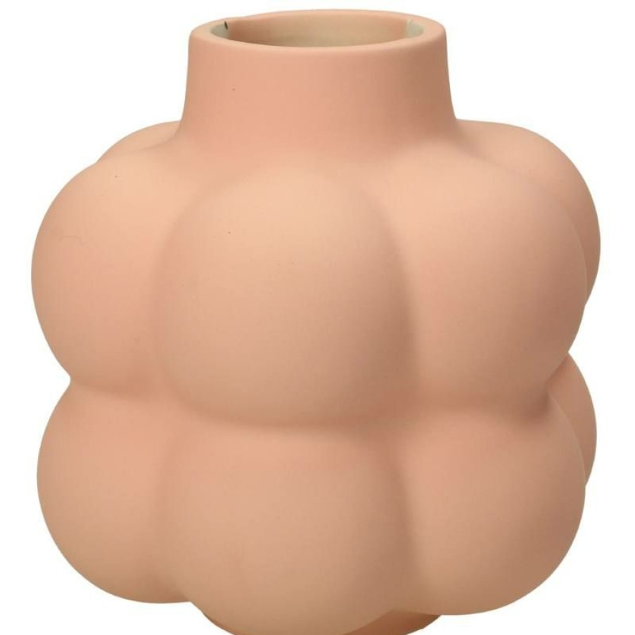 * Vases | Less Expensive Pink Fine Earthenware Vase