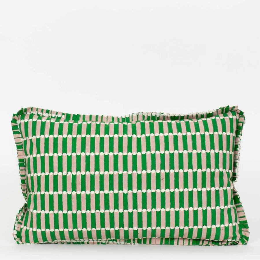 * Cushions & Throws | Outlet Sale Green Pink Tivoli Cushion